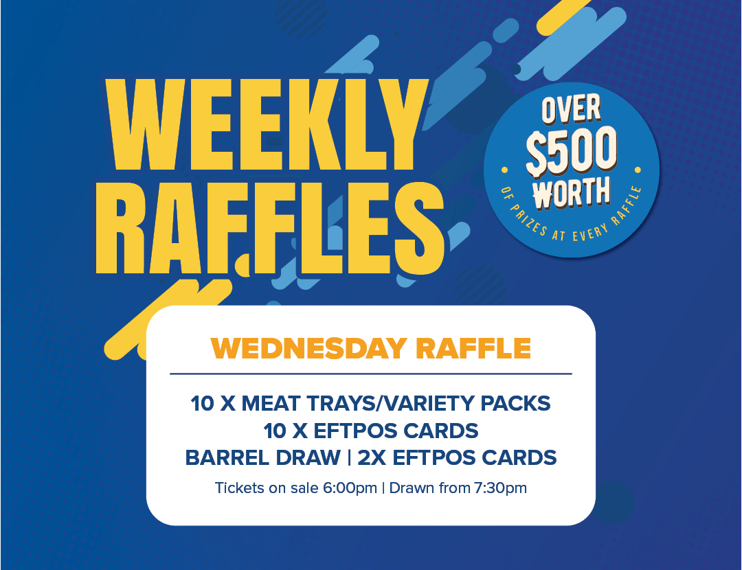 Wednesday Raffle What’s On – Walgett RSL